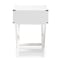 Baxton Studio Curtice Modern White 1-Drawer Wooden Bedside Table 139-7629 - alternate 5
